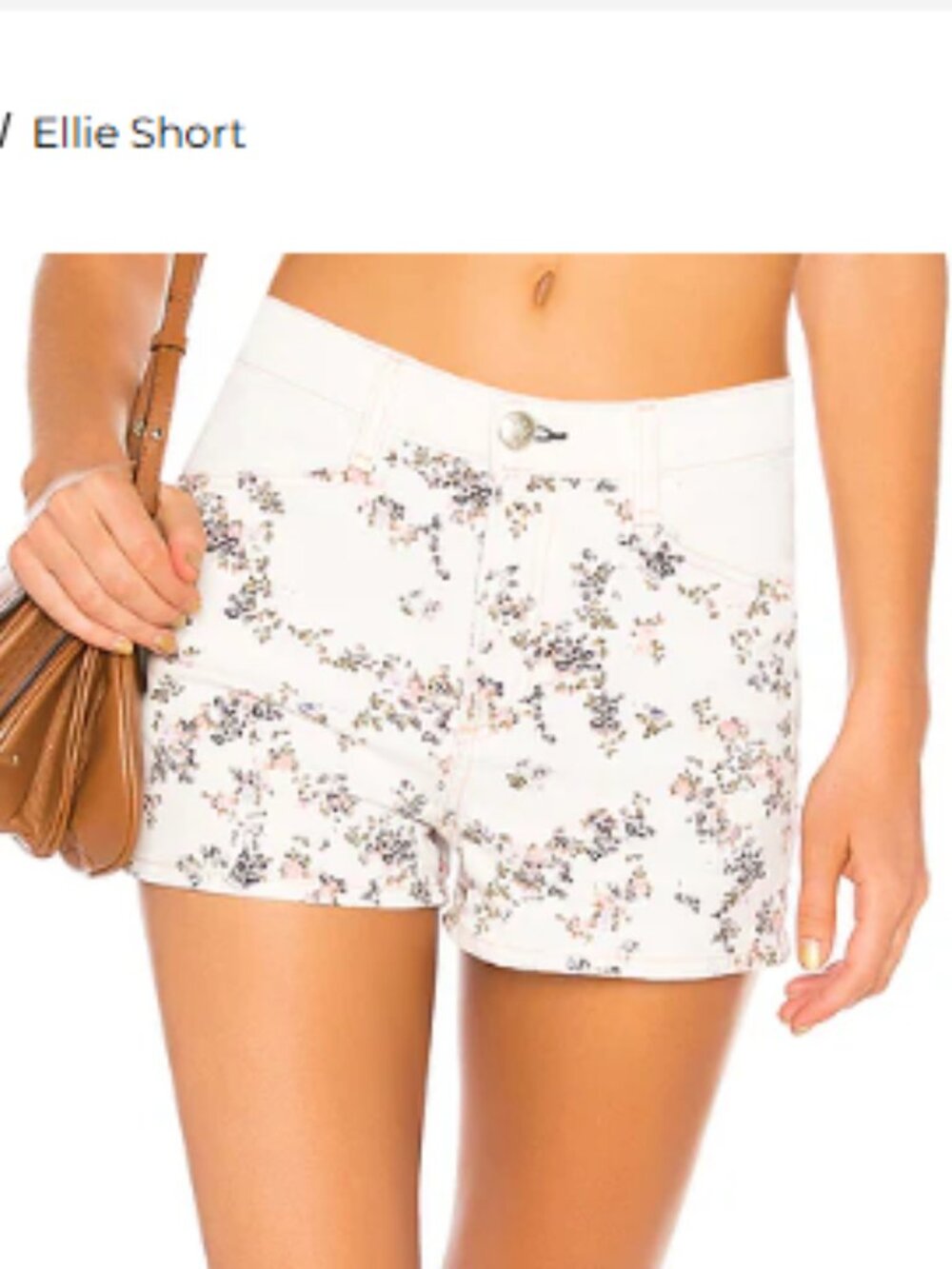 Women’s rag & bone micro floral Ellie high rise mom jean shorts size 24